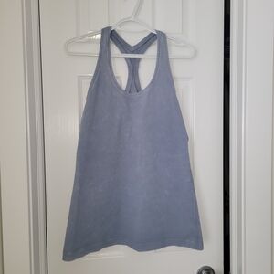 Lululemon Women's Blue Racerback Tank Top Size 10
